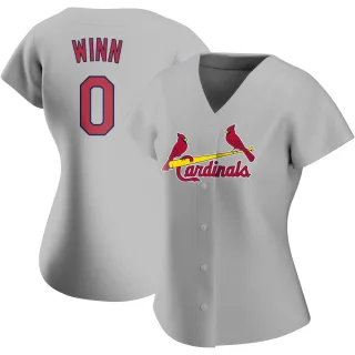 Women's Authentic Gray Masyn Winn St. Louis Cardinals Road Jersey