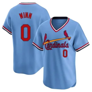 Youth Limited Light Blue Masyn Winn St. Louis Cardinals Cooperstown Collection Jersey
