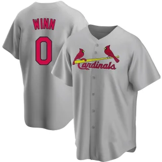 Youth Replica Gray Masyn Winn St. Louis Cardinals Road Jersey